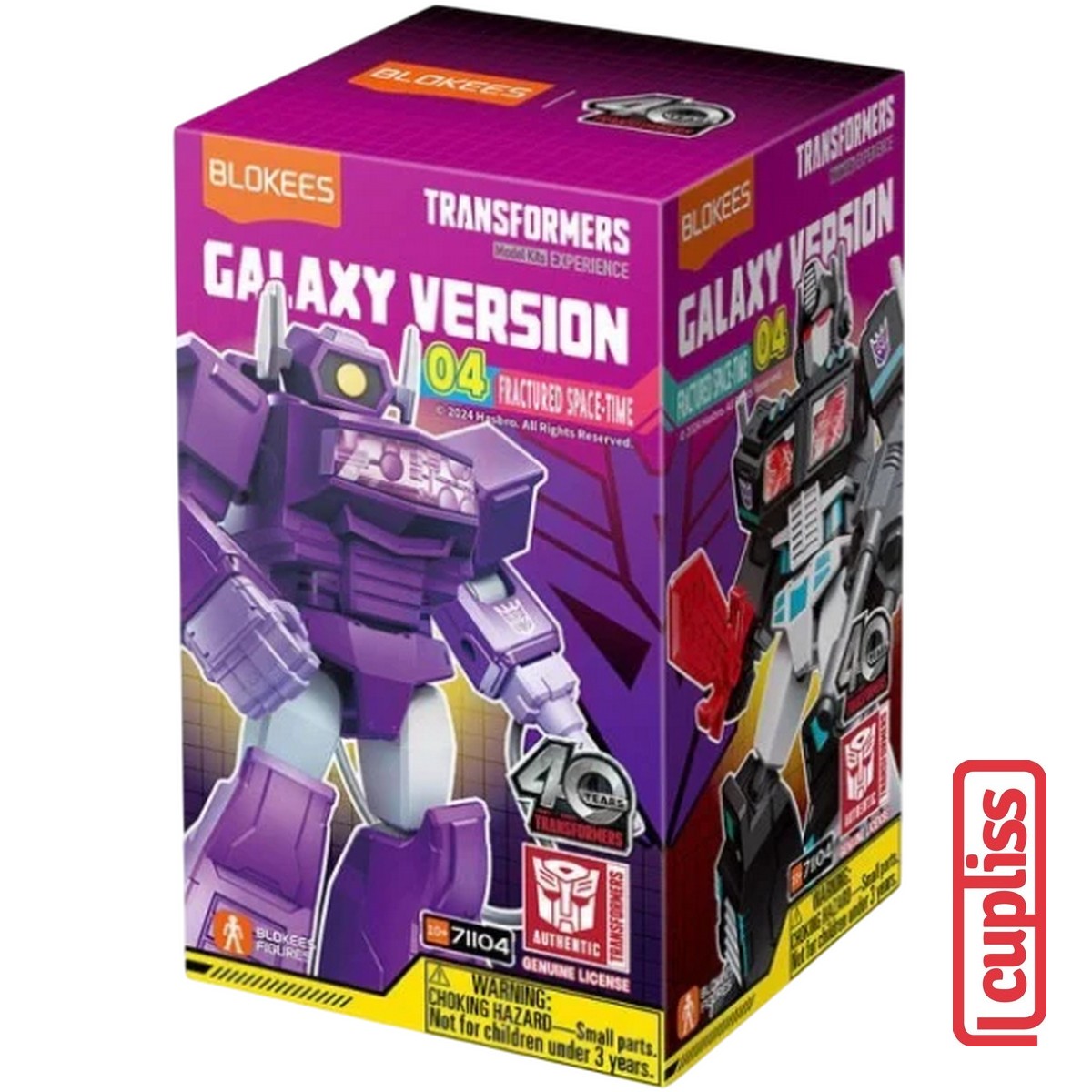 BLOKEES Figures Transformers 71104 Galaxy Version Fractured Space Time 04 Hasbro