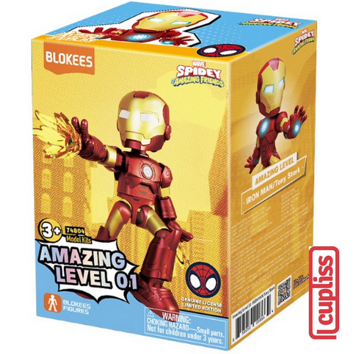 BLOKEES Figures Marvel Spidey Amazing Level 01 Spider Man Ghost Iron Friends