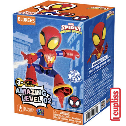 BLOKEES Figures Marvel Spidey Amazing Level 02 Web Black Panther Hulk Doctor Octopus Friends