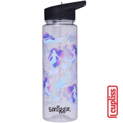 SMIGGLE Drink Bottle 455655 Limitless Spout Plastic 650ml Botol Minum Black