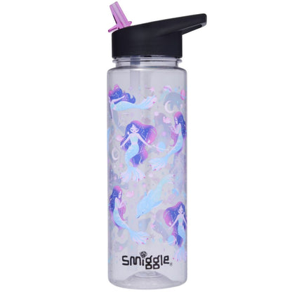 SMIGGLE Drink Bottle 455655 Limitless Spout Plastic 650ml Botol Minum Black