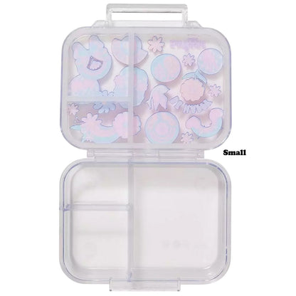 SMIGGLE See Me Bento Lunch Box Small 417ml Medium 850ml Large 1370ml Limitless Black Grey