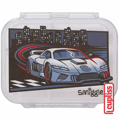 SMIGGLE See Me Bento Lunch Box Small 417ml Medium 850ml Large 1370ml Limitless Black Grey