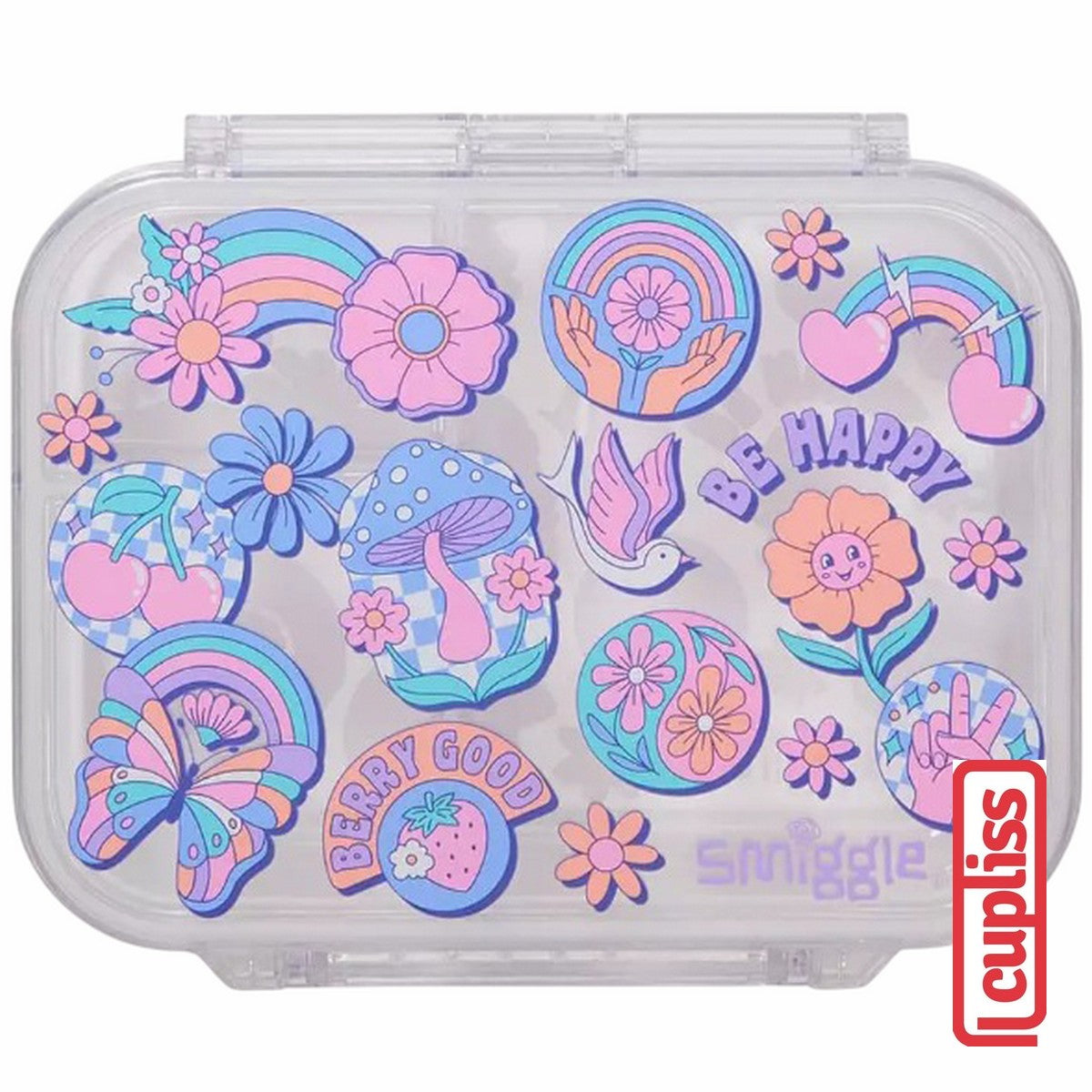 SMIGGLE See Me Bento Lunch Box Small 417ml Medium 850ml Large 1370ml Limitless Lilac