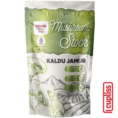 YUUKA FOOD Kaldu Asli Jamur Ayam Sapi 50gr MPASI Anak BB Booster