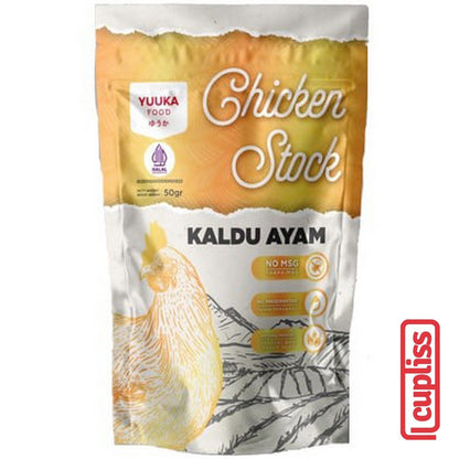YUUKA FOOD Kaldu Asli Jamur Ayam Sapi 50gr MPASI Anak BB Booster