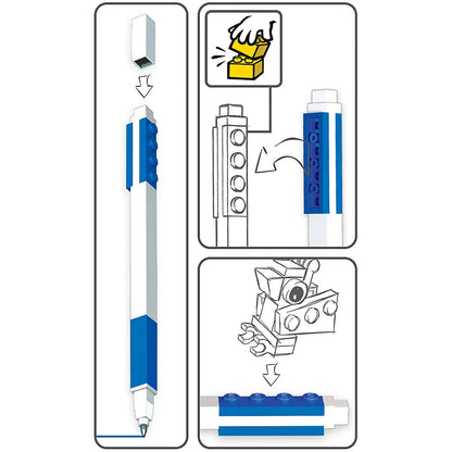 LEGO Stationery 52601 Gel Pen with Minifigure Black