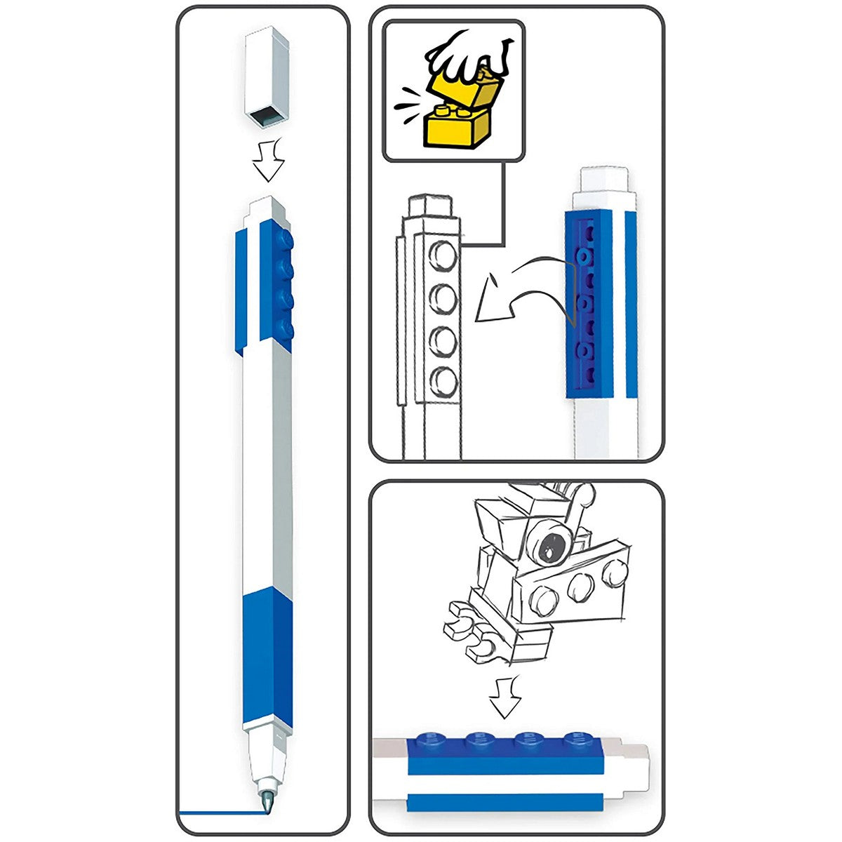 LEGO Stationery 52602 Gel Pen with Minifigure Red