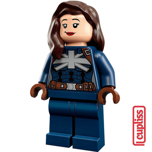 PART OUT LEGO SH0749 Superheroes Captain Peggy Carter Minifigure Figure
