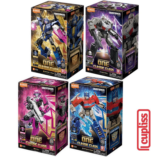 BLOKEES Figures Transformers One CC Optimus Prime Elita Megatron Sentinel Classic Class Hasbro