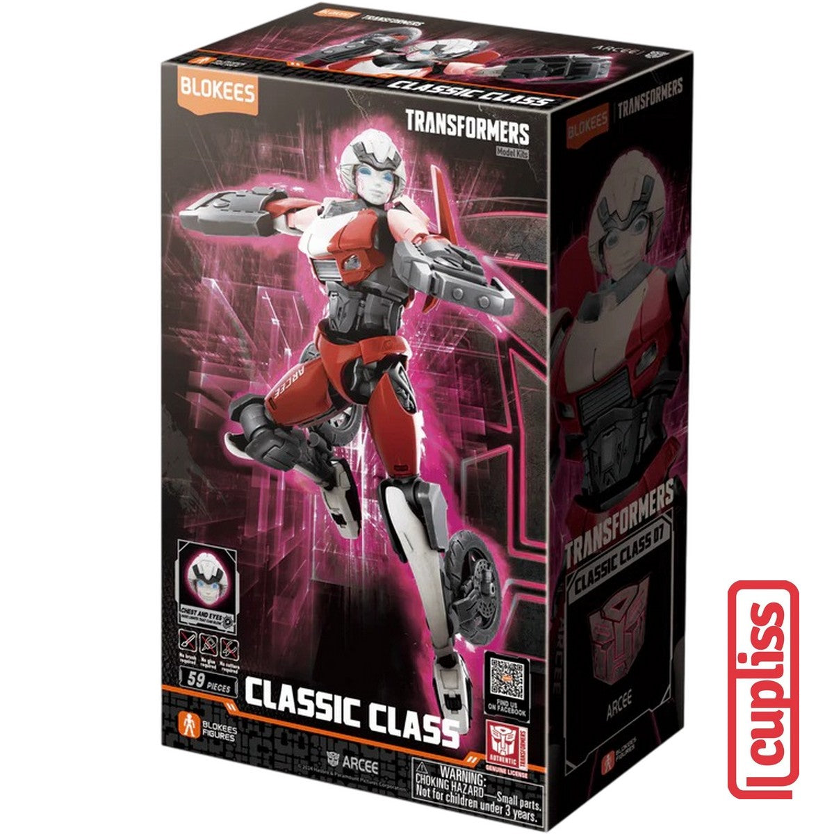BLOKEES Figures Transformers 7 CC Optimus Primal Beast Robot Nemesis Prime Mirage Arcee Scourge Bumblebee Classic Class Hasbro