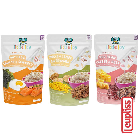 Little Joy Bumbu Tabur 22gr Chicken Tempe Sweetcorn With Egg Salmon Seaweed Red Bean Cheese Beef