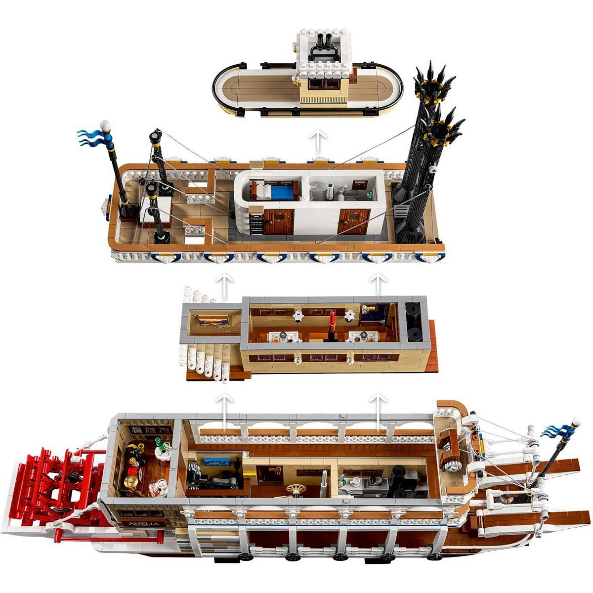 LEGO Ideas 21356 River Steamboat