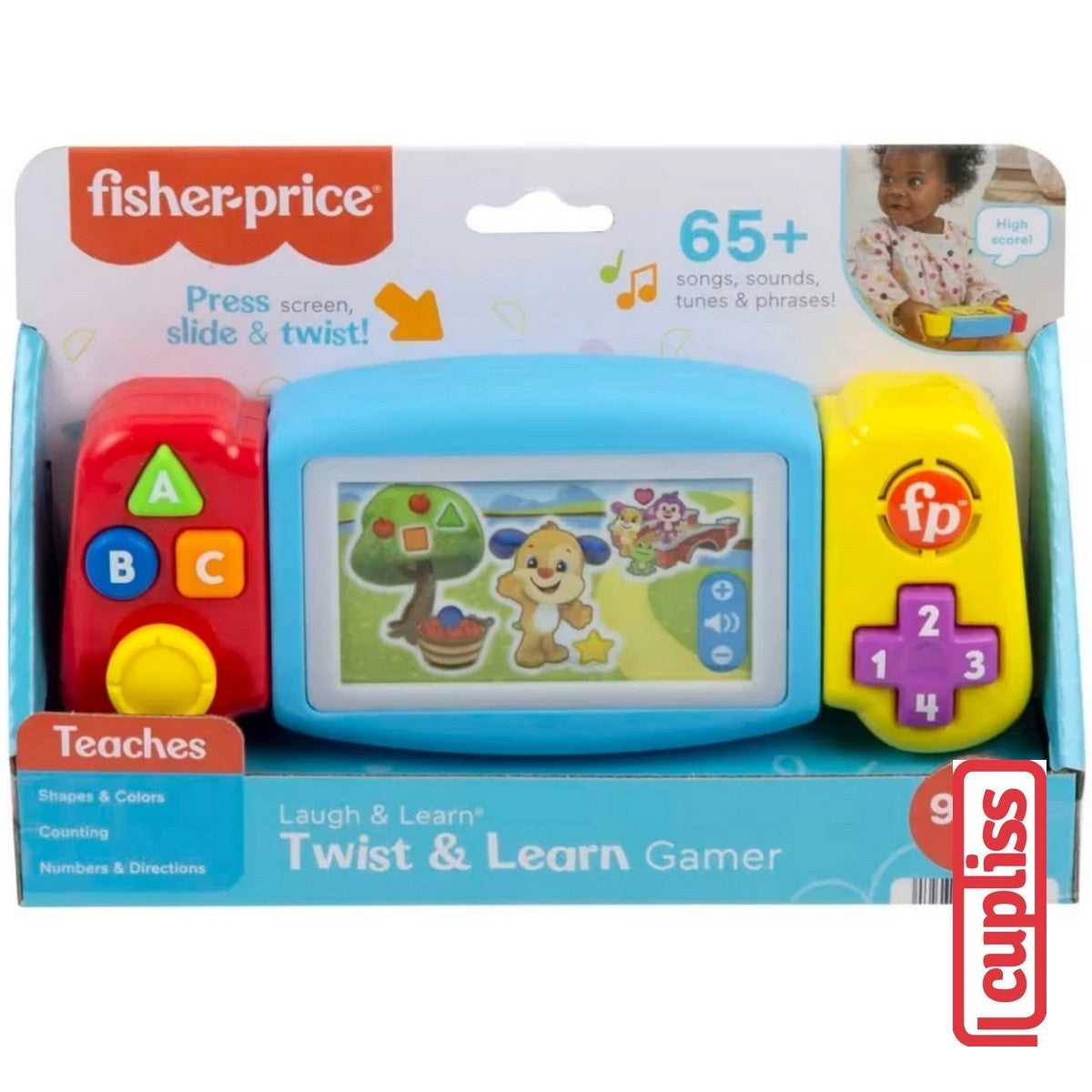 Fisher Price HJN97 Laugh Learn Twist Gamer Mainan Bayi Anak