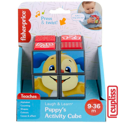 Fisher Price HJN95 Laugh Learn Puppy's Activity Cube Mainan Bayi Anak