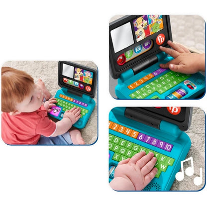 Fisher Price HCF33 Laugh Learn Let's Connect Laptop Mainan Bayi Anak
