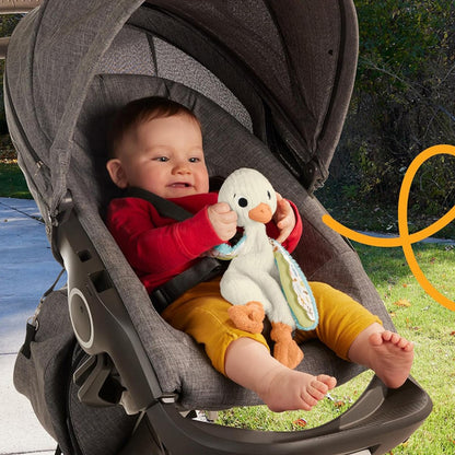 Fisher Price HRB16 Boneka Angsa Snuggle Up Goose Mainan Bayi Anak