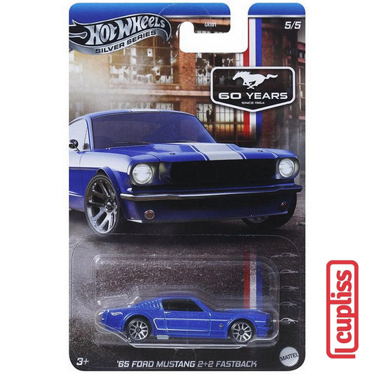 Hot Wheels HW Silver Series JBY49 65 Ford Mustang 2+2 Fastback Mattel Hotwheels