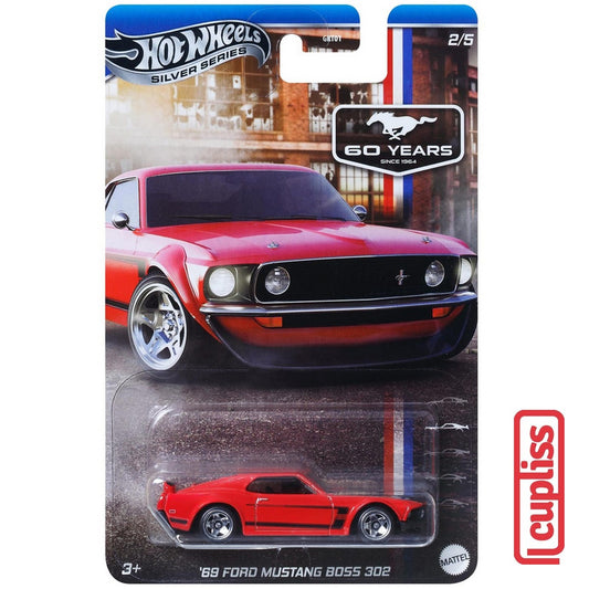 Hot Wheels HW Silver Series JBY51 69 Ford Mustang Boss 302 Mattel Hotwheels