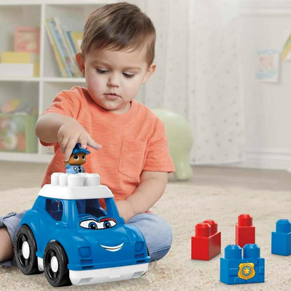 Fisher Price CND62 Mega Bloks Buddies Figure LIL Vehicles Classic ASST Freddy Catie Ricky Raphy Mainan Bayi Anak