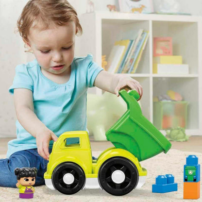 Fisher Price CND62 Mega Bloks Buddies Figure LIL Vehicles Classic ASST Freddy Catie Ricky Raphy Mainan Bayi Anak
