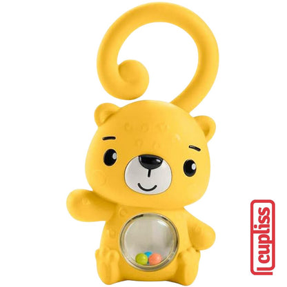 Fisher Price HJW11 Rattle Assortment Fawn Otter Sloth Leopard Hedgehog Mainan Gigitan Bayi Anak
