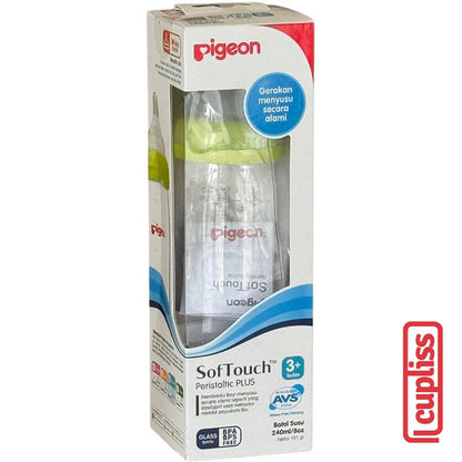 Pigeon Glass Bottle Wide Neck 240 ml Polos Botol Susu Kaca 240ml