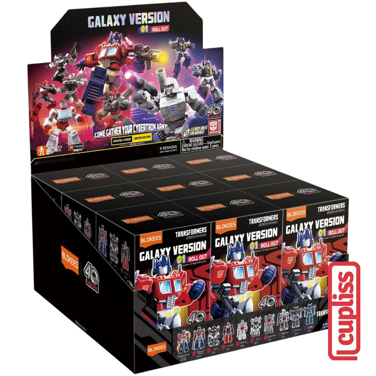 BLOKEES Figures Transformers 71100 Galaxy Version Roll Out 01 Hasbro Box Set