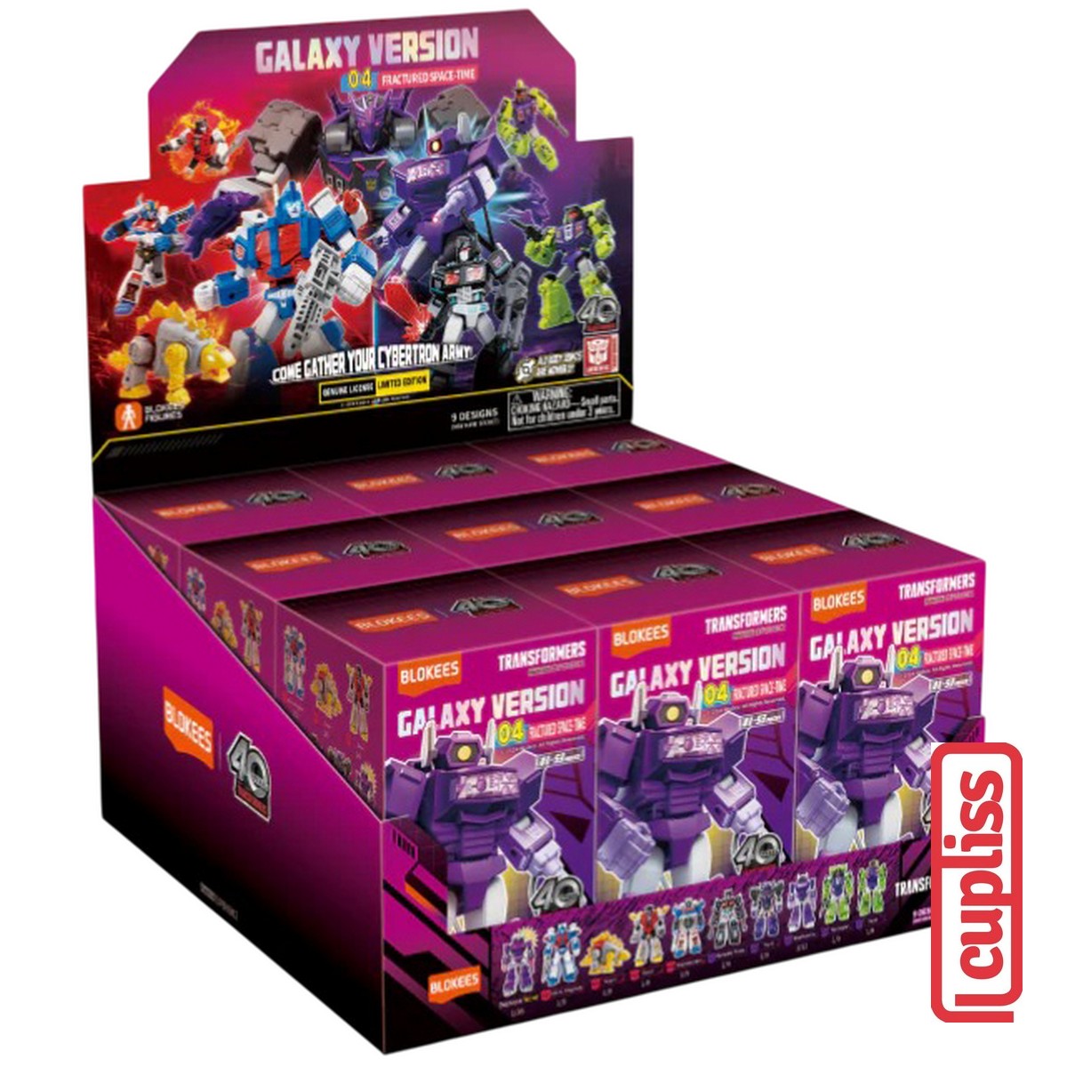 BLOKEES Figures Transformers 71104 Galaxy Version Fractured Space Time 04 Hasbro Box Set
