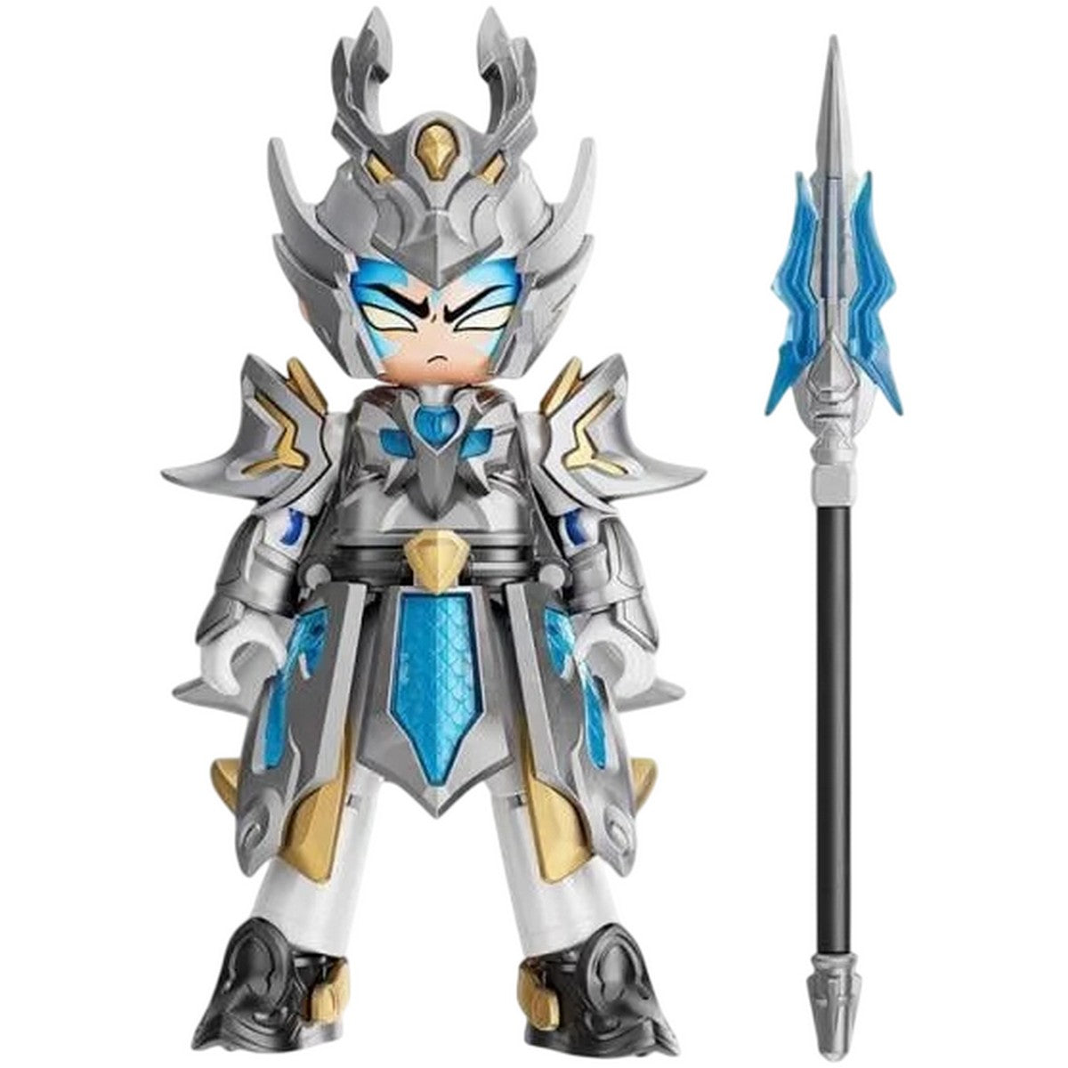 BLOKEES Mini Figures 85019 Hero Infinity Armor AMV 13 Zhao Yun Divine Armour Version Minifigure