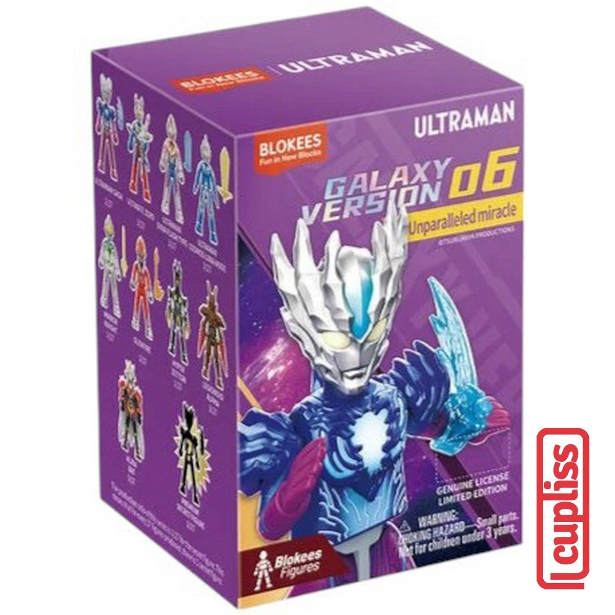 BLOKEES Mini Figures Ultraman 71217 Unparalleled Miracle 06 Galaxy Version Minifigure