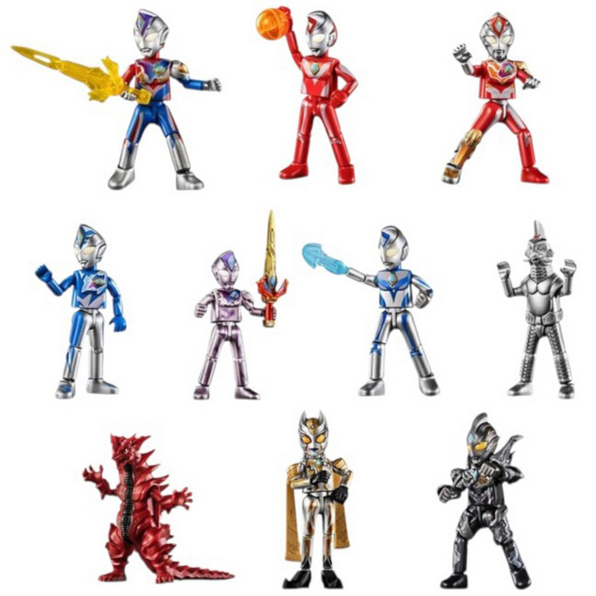 BLOKEES Mini Figures Ultraman 71221 The Overture For Tomorrow 07 Galaxy Version Minifigure