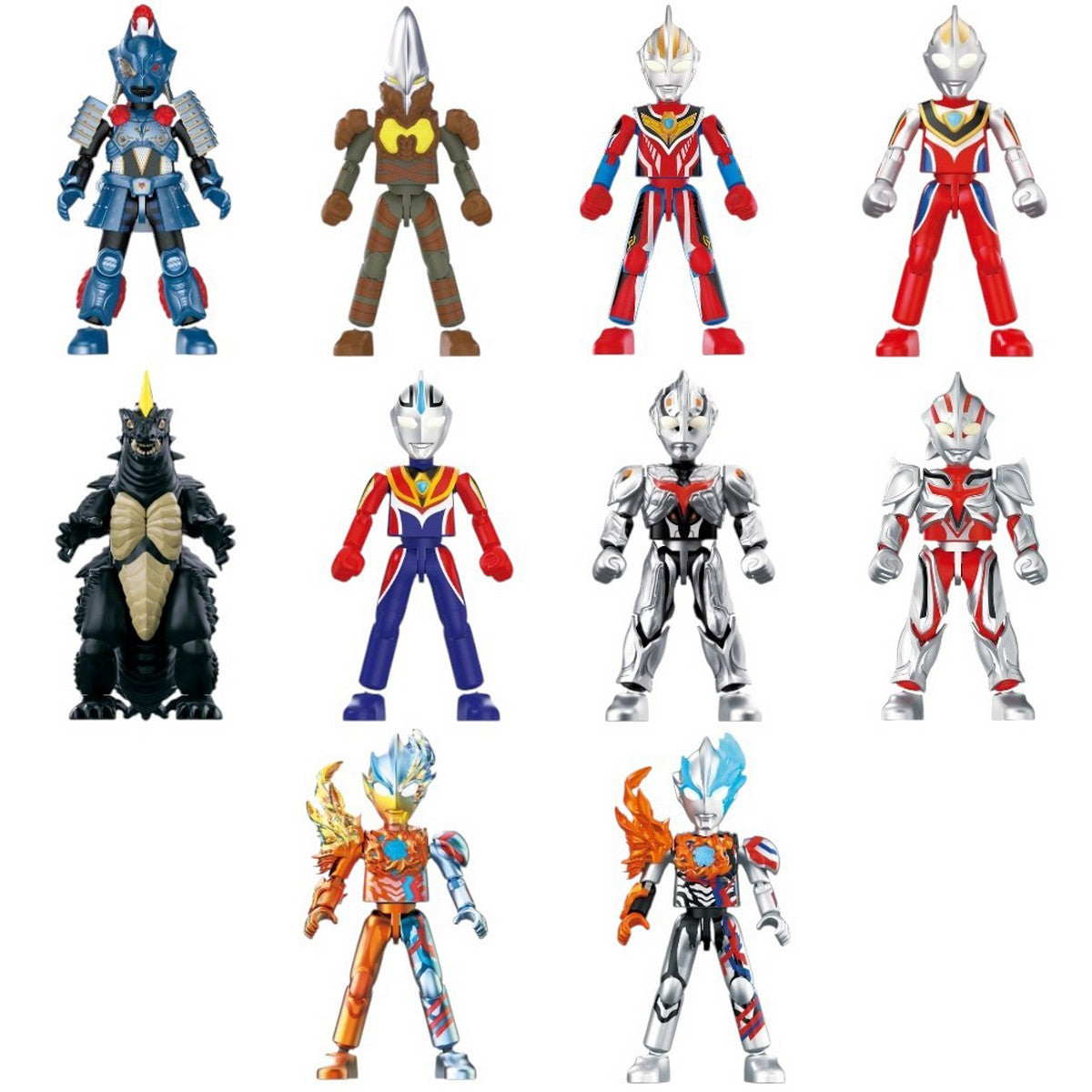 BLOKEES Mini Figures Ultraman 73112 Blazar's Starlight 12 Galaxy Version Minifigure