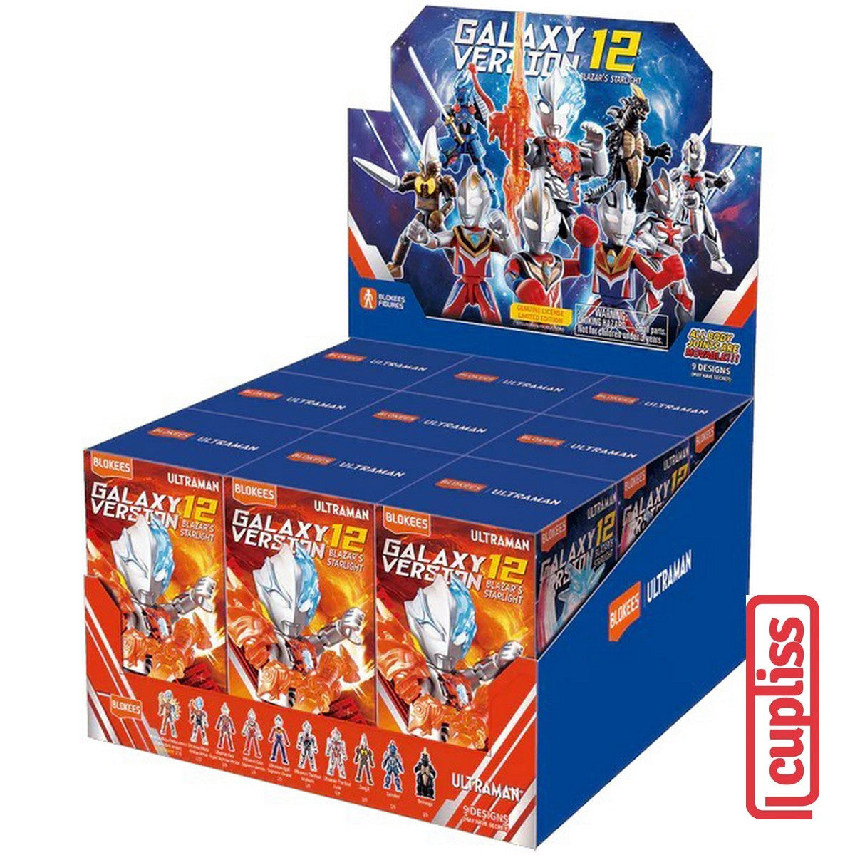 BLOKEES 73112 Figure Mini Ultraman GV-12 Galaxy Version 12 Blazar's Starlight GV12 Minifigure Box