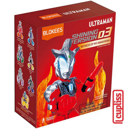 BLOKEES Mini Figures Ultraman 71215 Witness Of My Awakening 03 Shining Version Minifigure