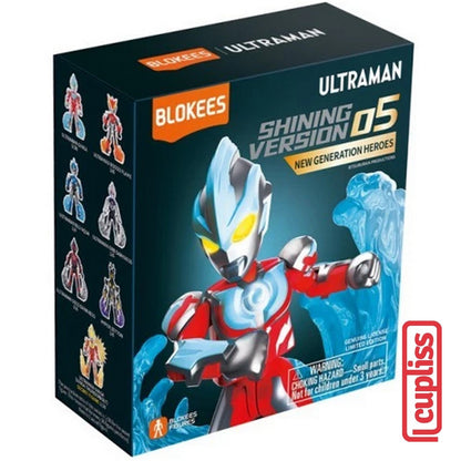 BLOKEES Mini Figures Ultraman 73205 New Generation Heroes 05 Shining Version Minifigure