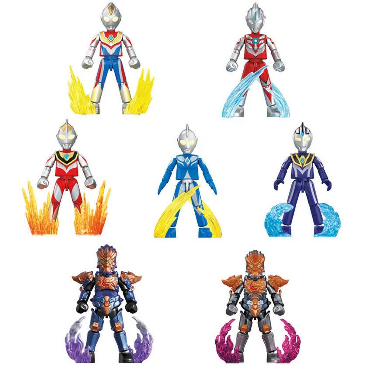 BLOKEES Mini Figures Ultraman 73206 Warrior's Peak 06 Shining Version Minifigure