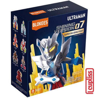 BLOKEES Mini Figures Ultraman 73207 Super Deciding Fight 07 Shining Version Minifigure