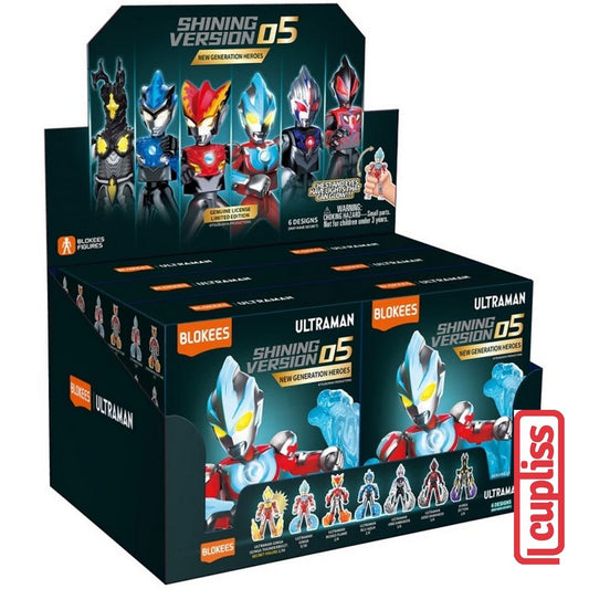BLOKEES Mini Figures Ultraman 73205 New Generation Heroes 05 Shining Version Minifigure Box Set