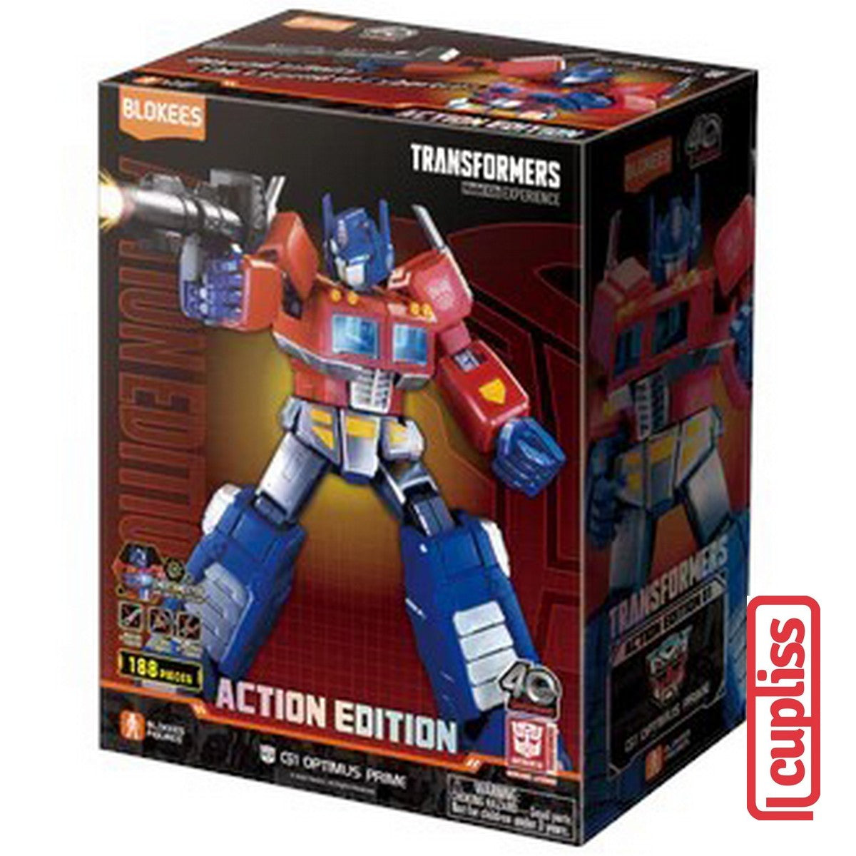 BLOKEES Mini Figures Transformers 71156 Action Edition G1 Optimus Prime Hasbro Minifigure
