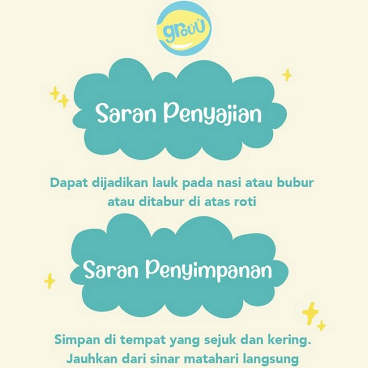 GROUU My First Abon Sprinkle 30gr Ayam Sapi MPASI Snack Cemilan Anak 6+