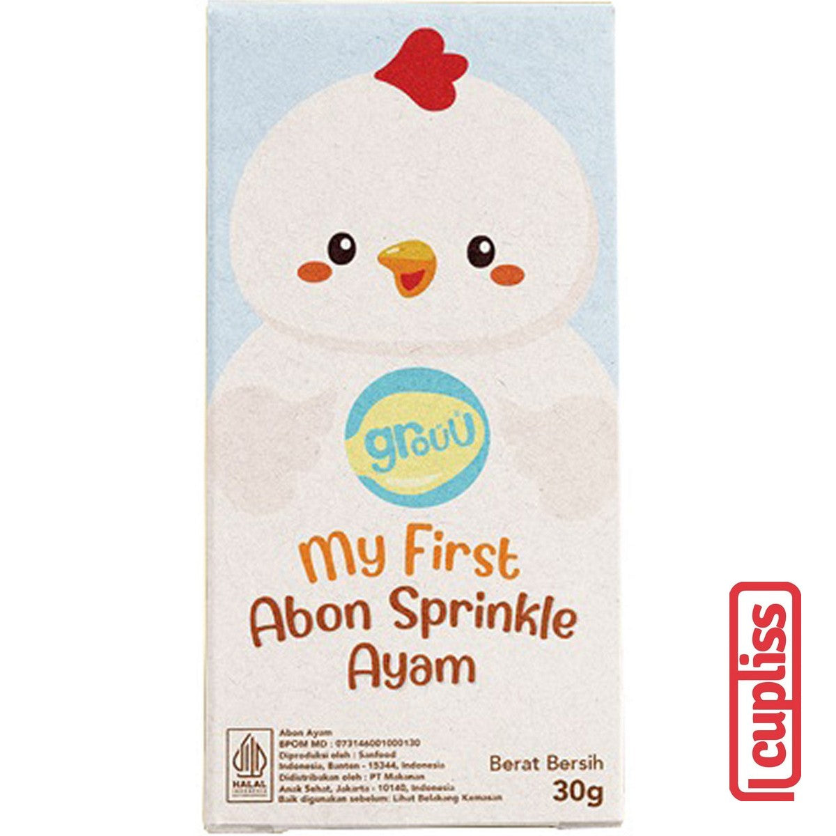 GROUU My First Abon Sprinkle 30gr Ayam Sapi MPASI Snack Cemilan Anak 6+