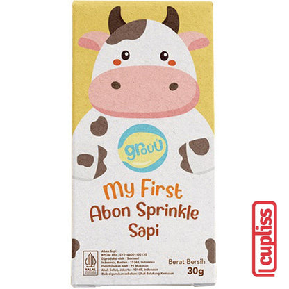 GROUU My First Abon Sprinkle 30gr Ayam Sapi MPASI Snack Cemilan Anak 6+