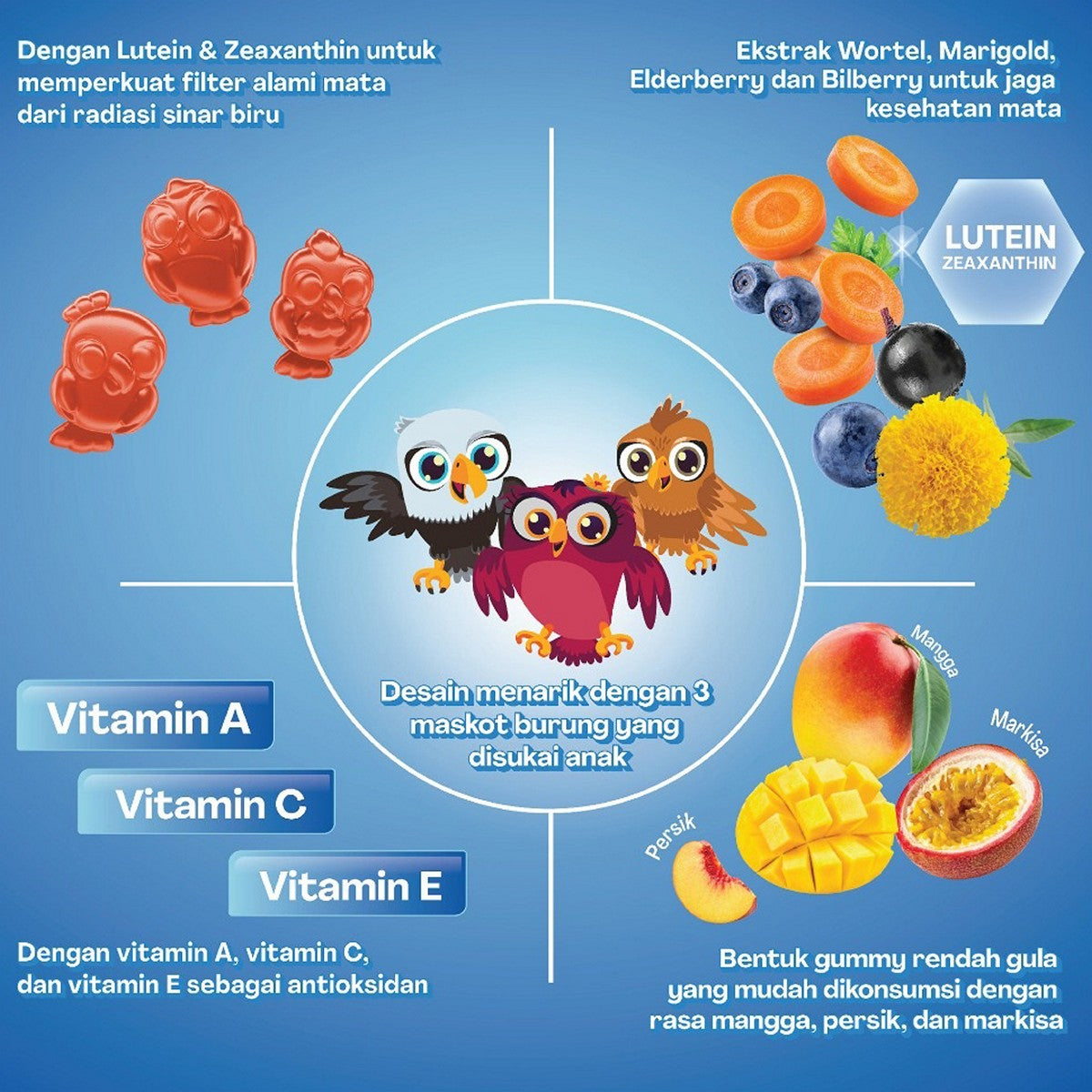 YOUVIT Vitamin A+ Kids Lutein 7 Days Mata