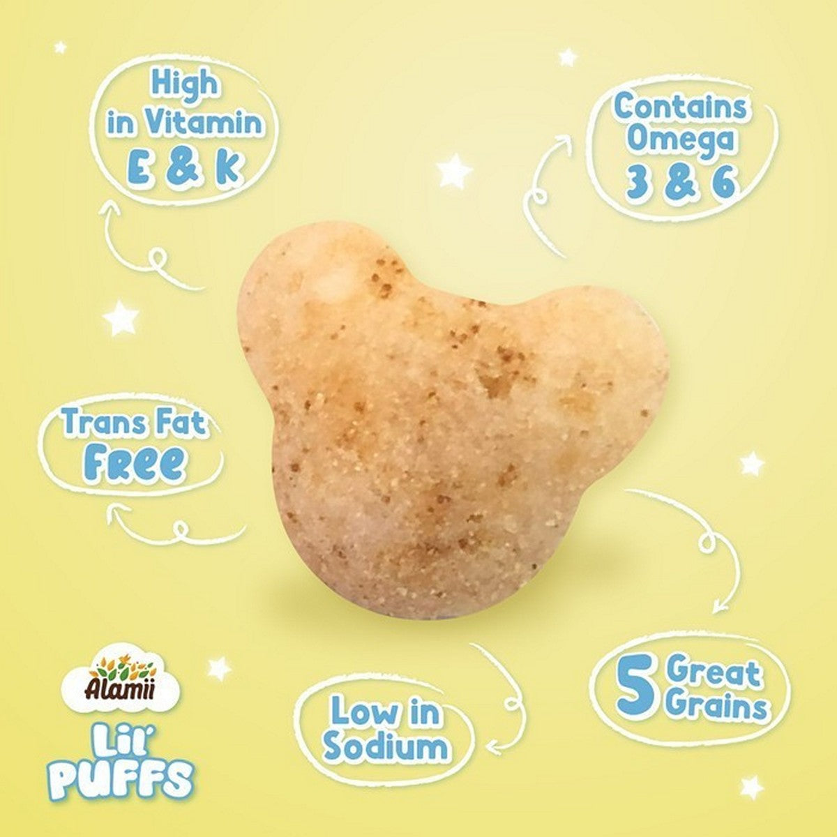 Alamii Cemilan Snack Puff Bayi Anak Sehat Lil Puffs Camilan