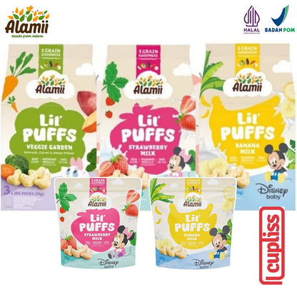 Alamii Cemilan Snack Puff Bayi Anak Sehat Lil Puffs Camilan
