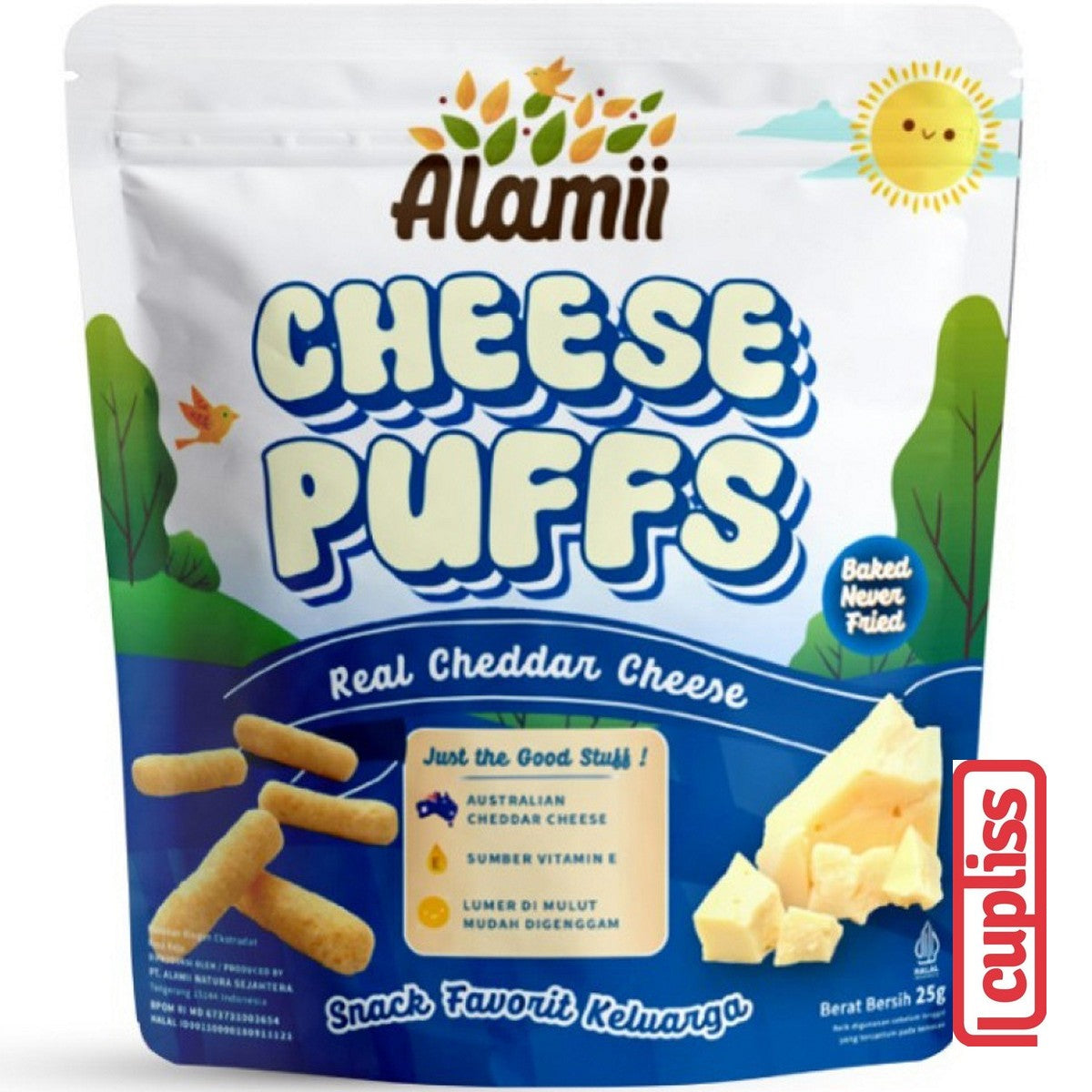 Alamii Cemilan Puff Snack Anak Sehat tanpa MSG Camilan Puffs