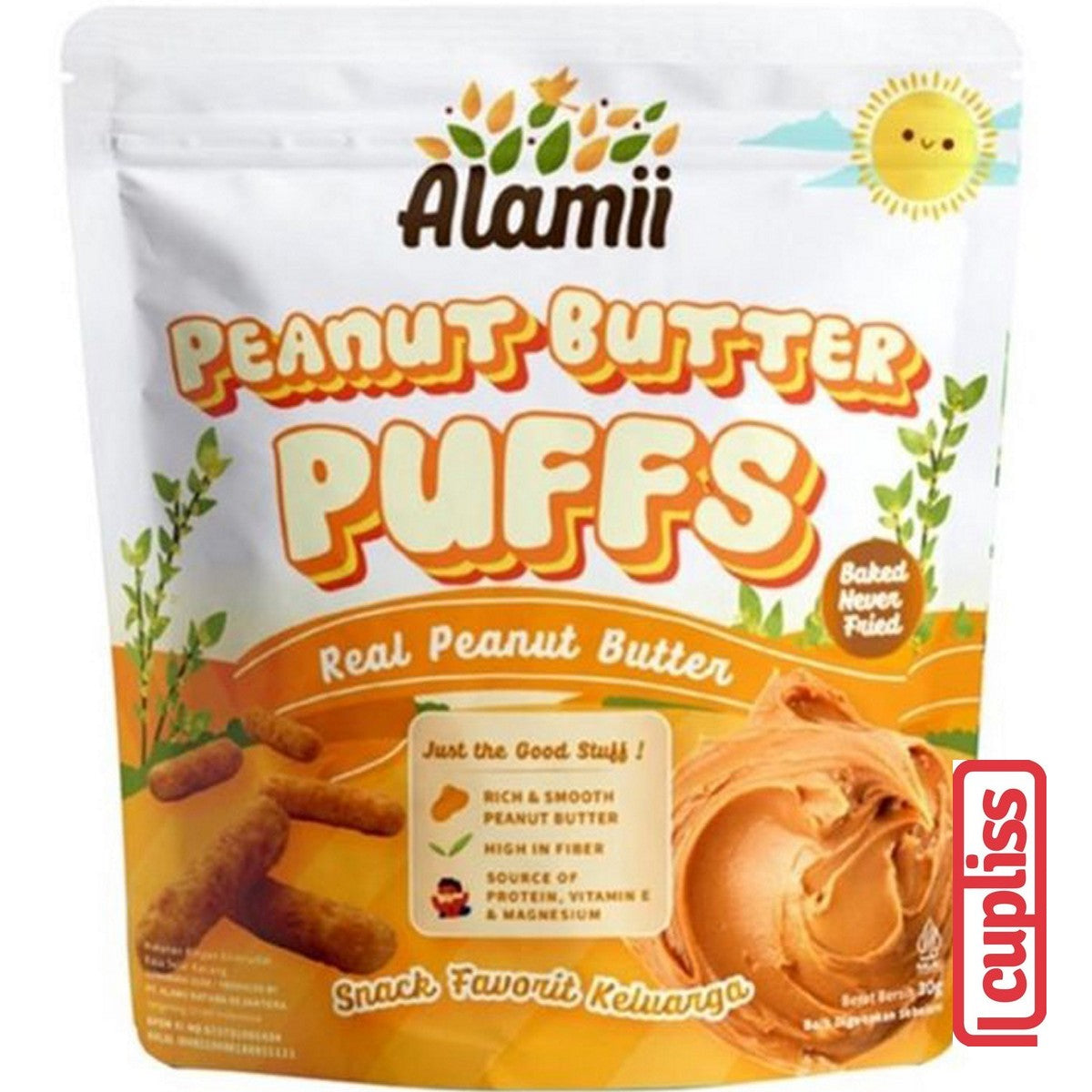 Alamii Cemilan Puff Snack Anak Sehat tanpa MSG Camilan Puffs