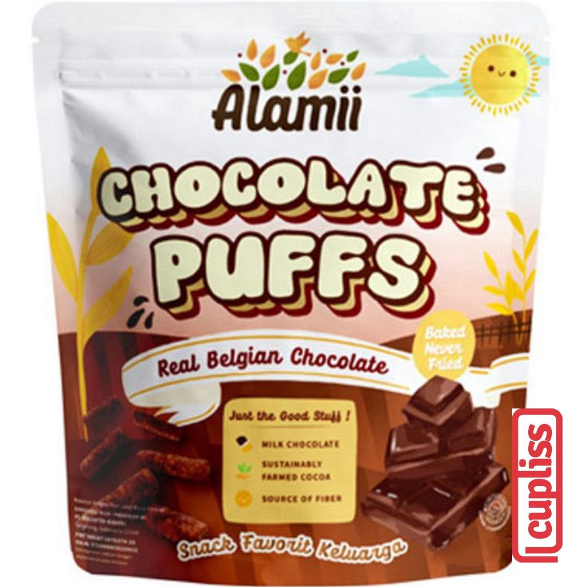 Alamii Cemilan Puff Snack Anak Sehat tanpa MSG Camilan Puffs