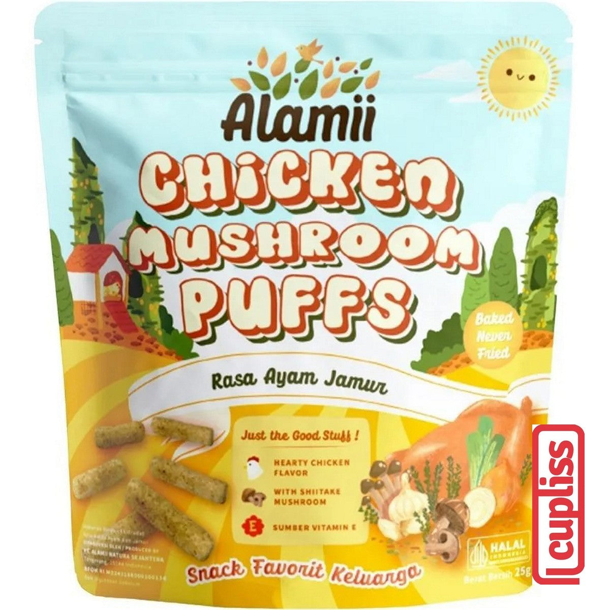 Alamii Cemilan Puff Snack Anak Sehat tanpa MSG Camilan Puffs